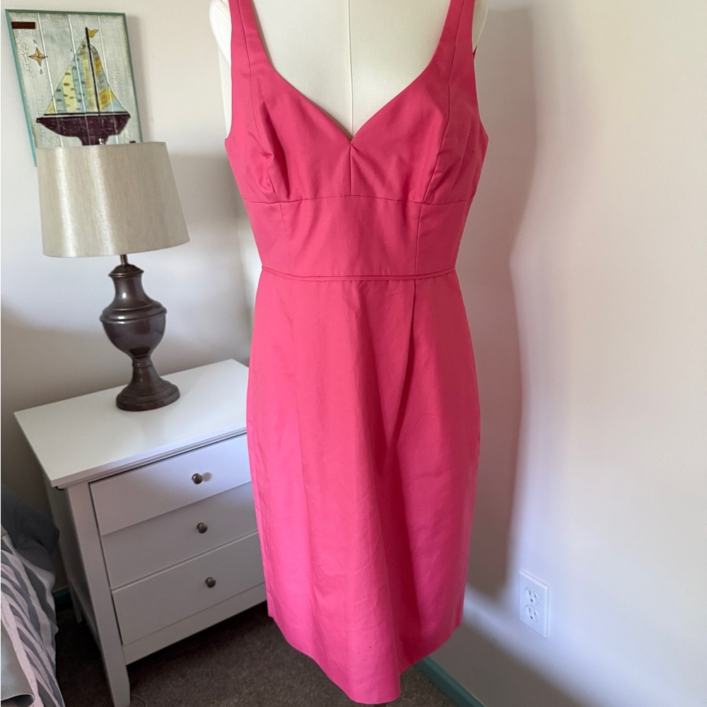 J. Crew Pink Sundress w Sweetheart Neckline